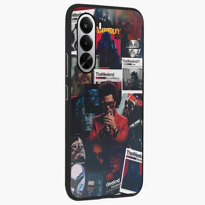 The Weeknd Glass Case upright view showcasing bold music themed artwork with contemporary artistic style.