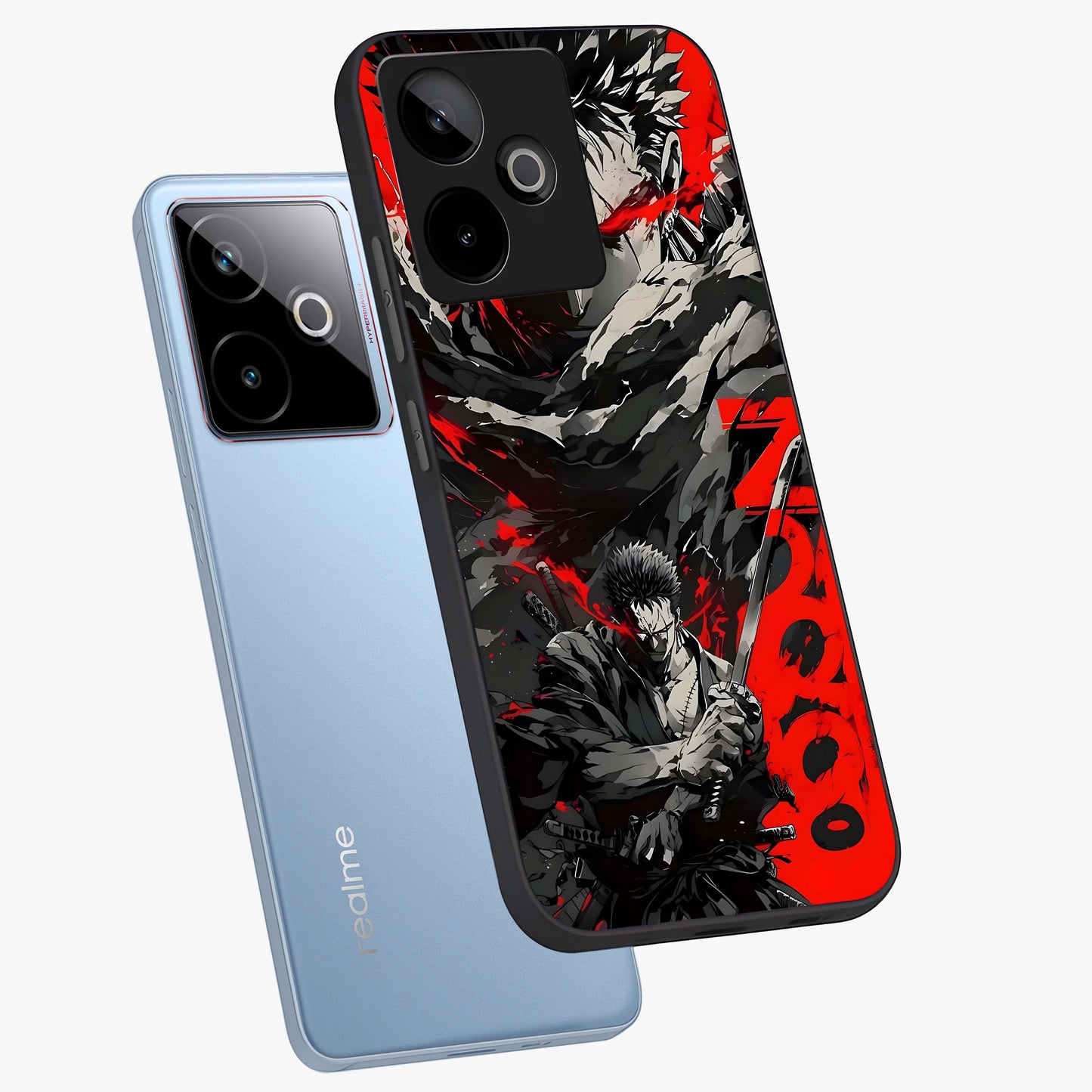 Demon Sword Resolve Glass Case displayed in angled mockup highlighting powerful demon sword illustration with dark fantasy aesthetic.