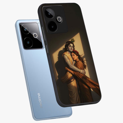 Divine Eternal Love Glass Case displayed in angled mockup highlighting elegant divine inspired design with peaceful aesthetic.
