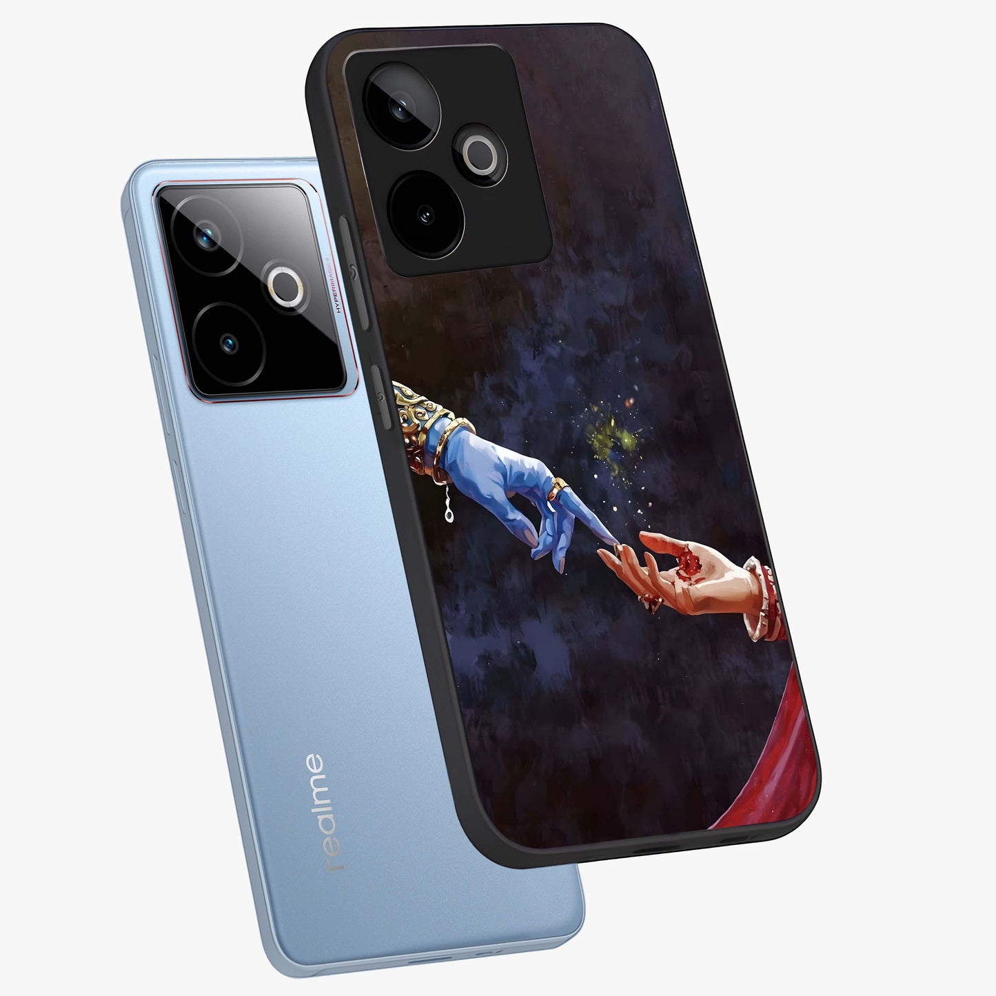 Divine Touch Eternal Glass Case displayed in angled mockup highlighting elegant divine inspired design with calm aesthetic style.