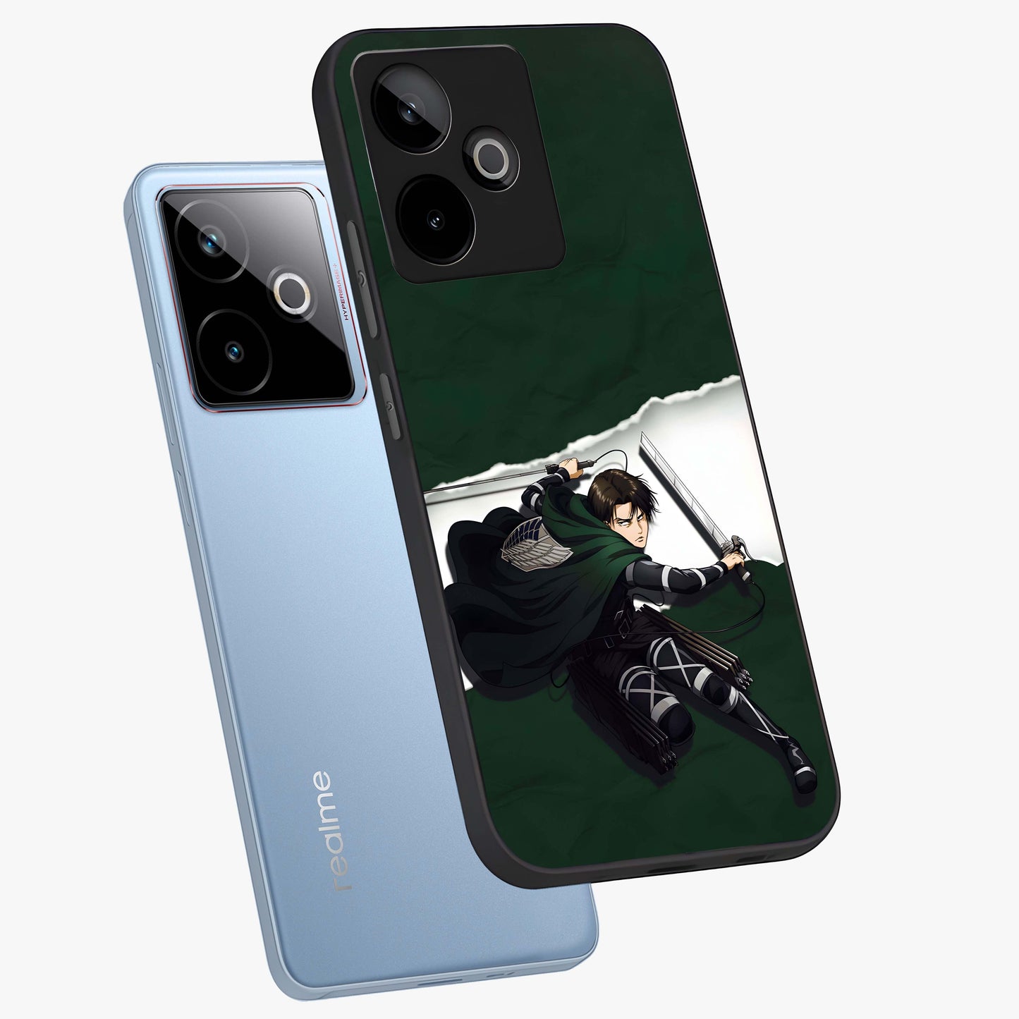 Emerald War Vanguard Glass Case displayed in angled mockup highlighting intense battle inspired design with emerald tone aesthetic.