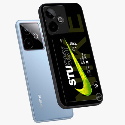 Neon Street Edition Glass Case displayed in angled mockup highlighting vibrant urban design with bold street aesthetic.