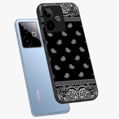 Retro Rebel Threads Glass Case displayed in angled mockup highlighting retro inspired graphic design with rebellious aesthetic.