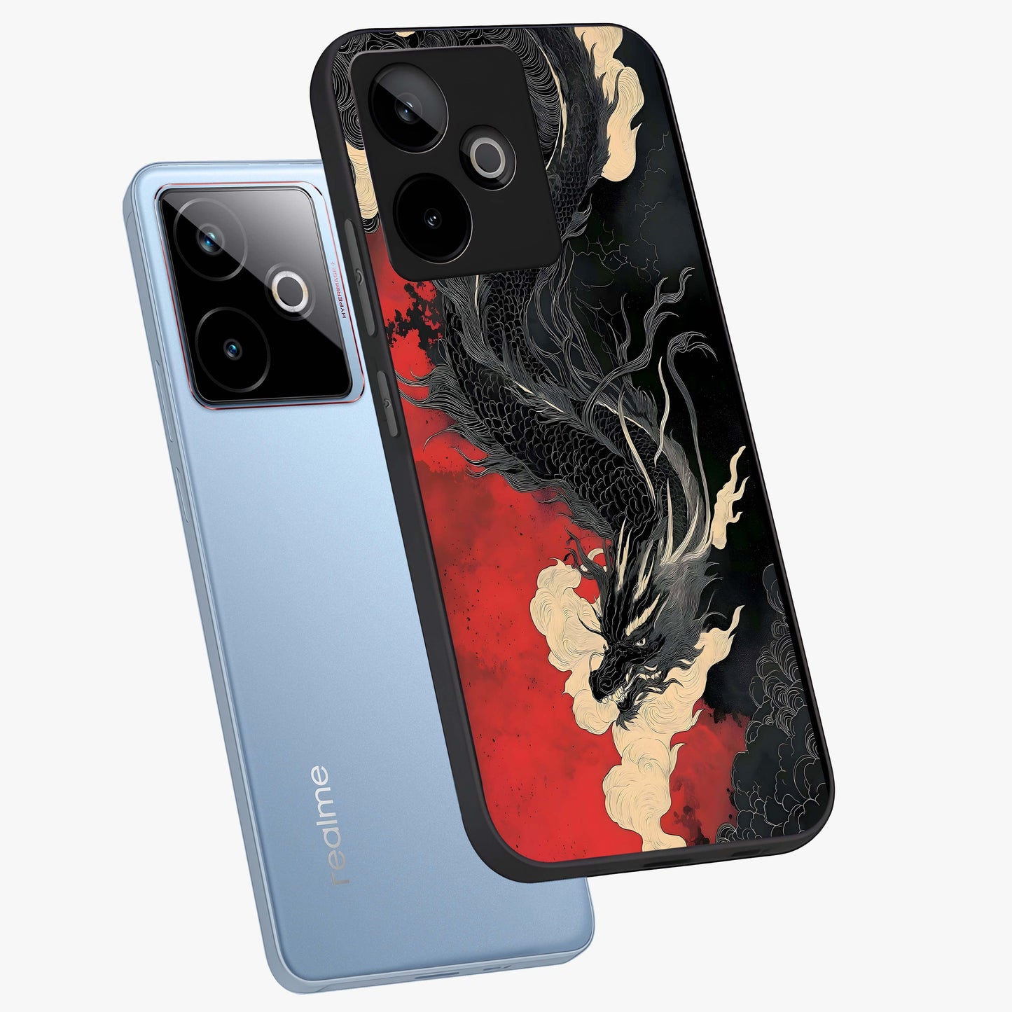 Shadow Dragon Fury Glass Case displayed in angled mockup highlighting powerful dragon illustration with dark fantasy aesthetic.