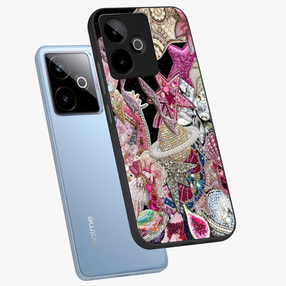 Starlit Jewel Dream Glass Case displayed in angled mockup highlighting glowing celestial jewel design with dreamy aesthetic.