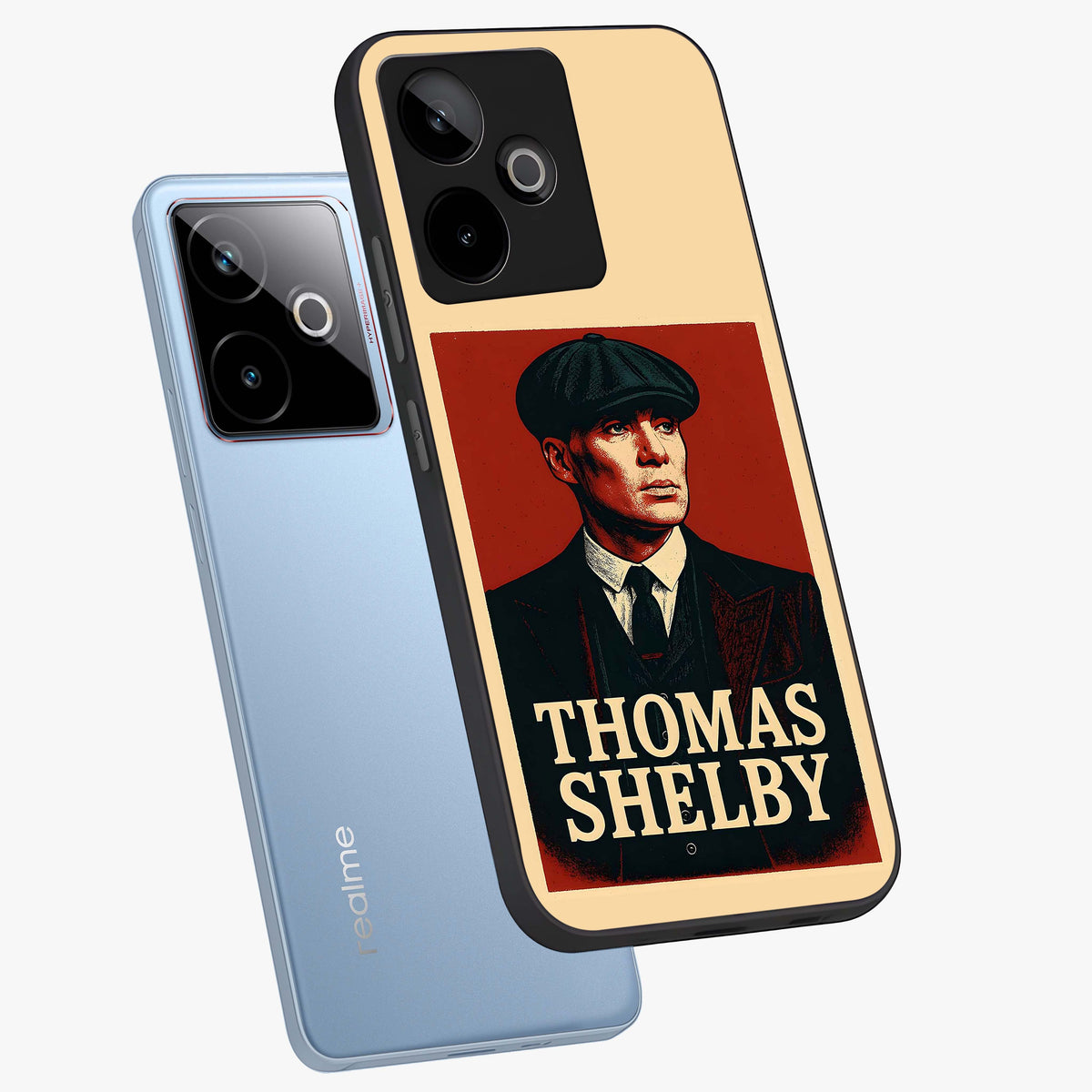 Vintage Mafia Authority Glass Case displayed in angled mockup highlighting powerful retro design with classic gangster aesthetic.