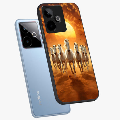 Wild Sunset Majesty Glass Case displayed in angled mockup highlighting vibrant sunset sky design with scenic aesthetic.