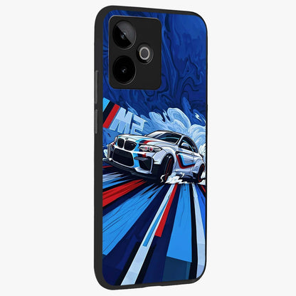 Drift Power Rush Glass Case upright view showcasing high speed racing artwork with bold automotive theme.
