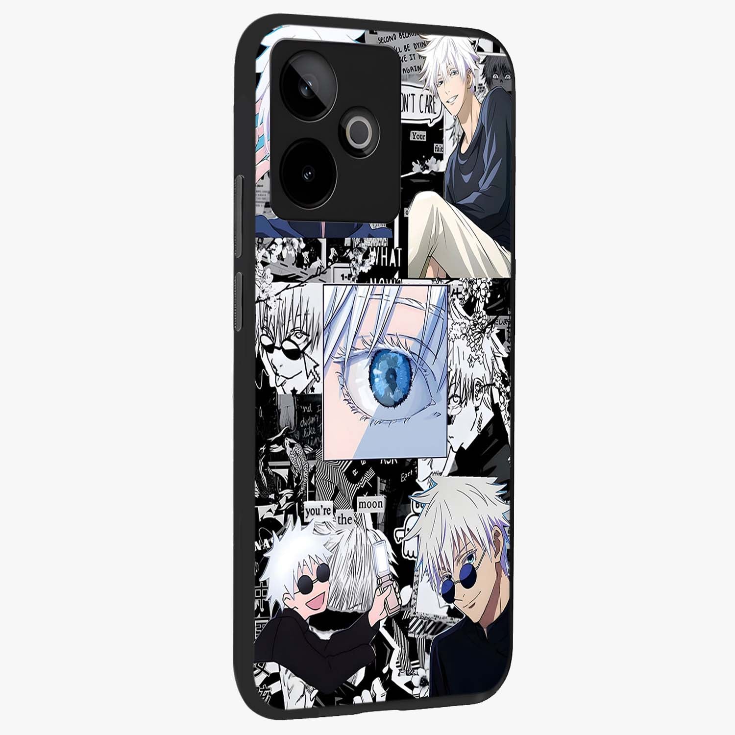 Infinity Sorcerer Chaos Glass Case upright view showcasing dramatic sorcerer artwork with chaotic mystical theme.