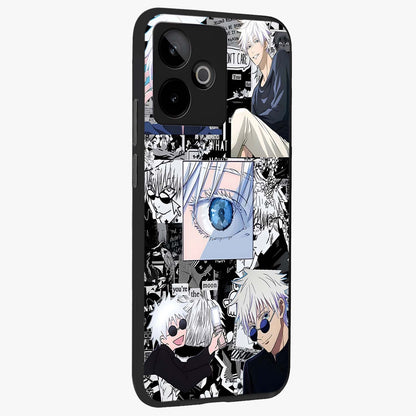Infinity Sorcerer Chaos Glass Case upright view showcasing dramatic sorcerer artwork with chaotic mystical theme.