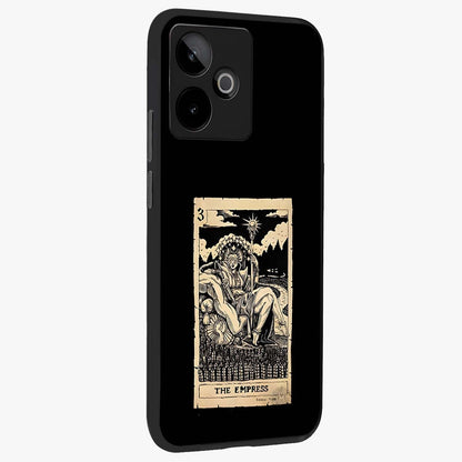 The Empress Glass Case upright view showcasing powerful empress themed artwork with luxurious artistic theme.