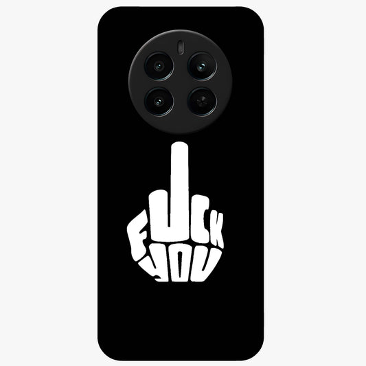 Rebel Mode On Glass Case showing flat back view with bold rebellious typography artwork and glossy glass finish.