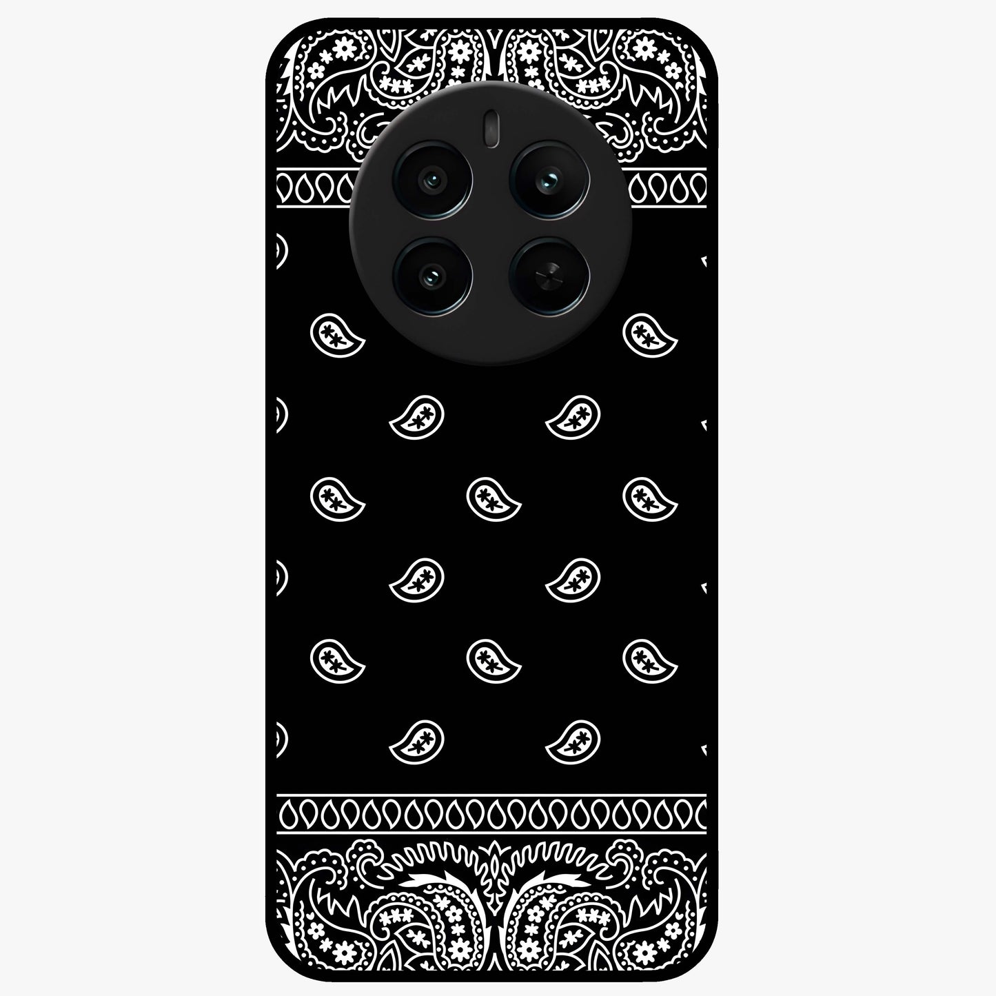 Retro Rebel Threads Glass Case showing flat back view with vintage street style artwork and glossy glass finish.