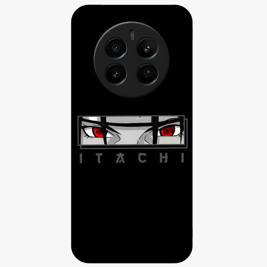 Scarlet Gaze Dominance Glass Case showing flat back view with striking red themed artwork and glossy glass finish.