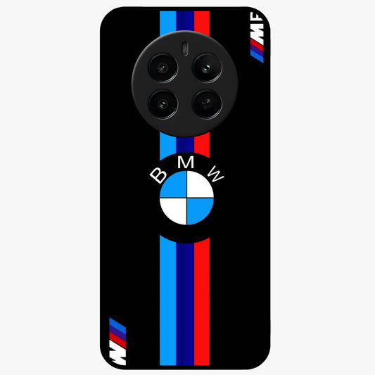 Turbo BMW Beast Glass Case showing flat back view with high performance sports car artwork and glossy glass finish.