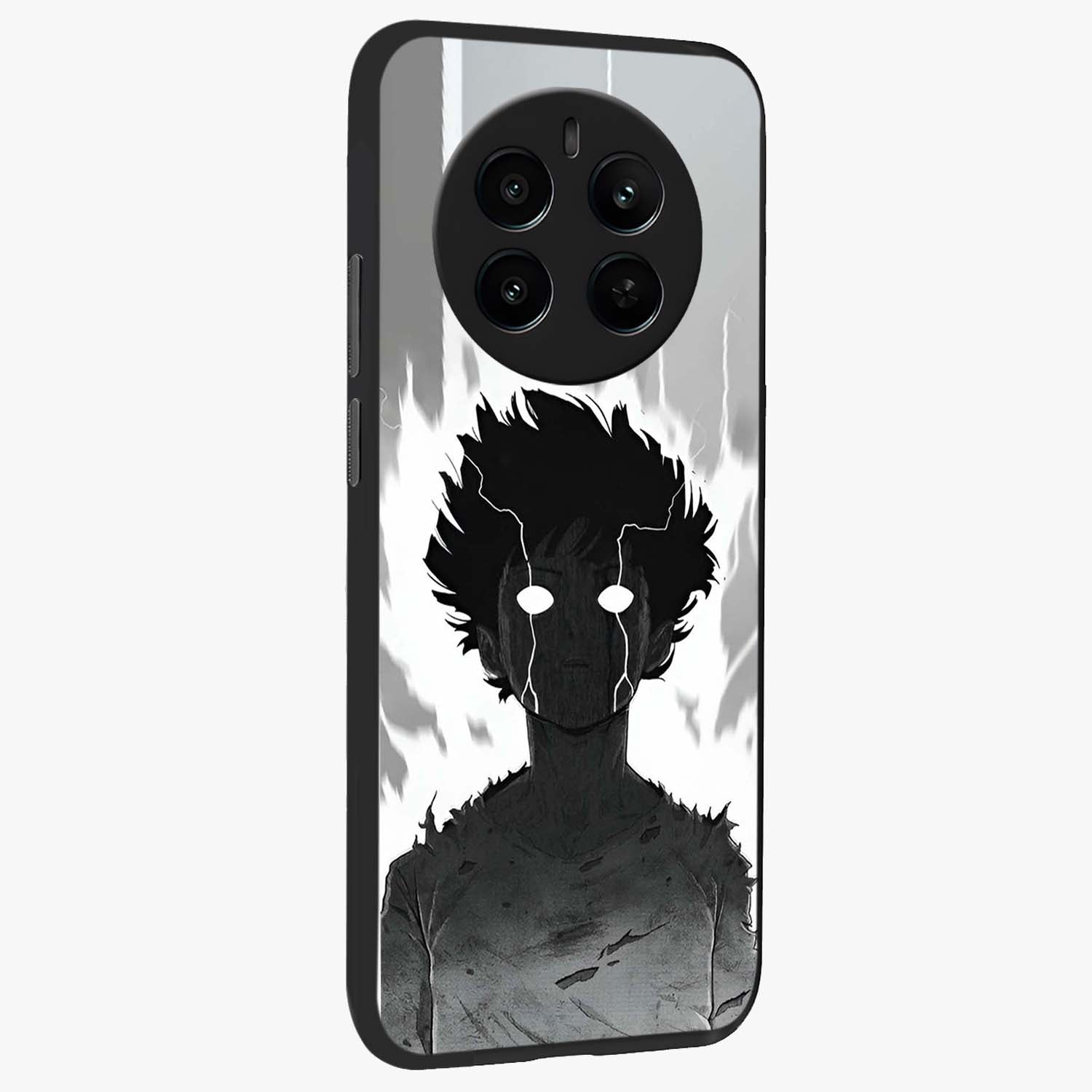 Awakened Inner Rage Glass Case upright view showcasing dramatic artwork with strong expressive aesthetic.
