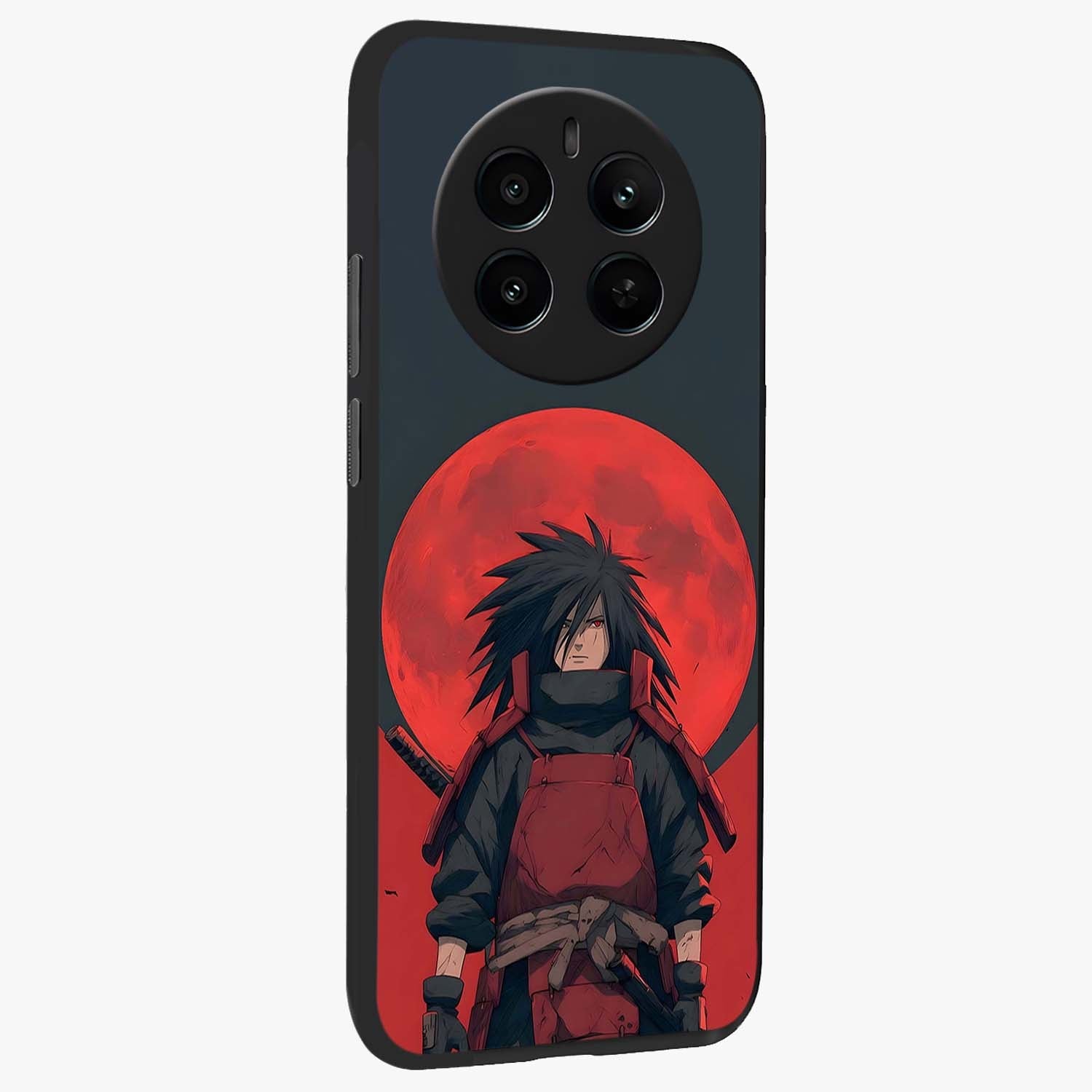 Crimson Moon Warlord Glass Case upright view showcasing powerful warlord artwork with dark celestial theme.