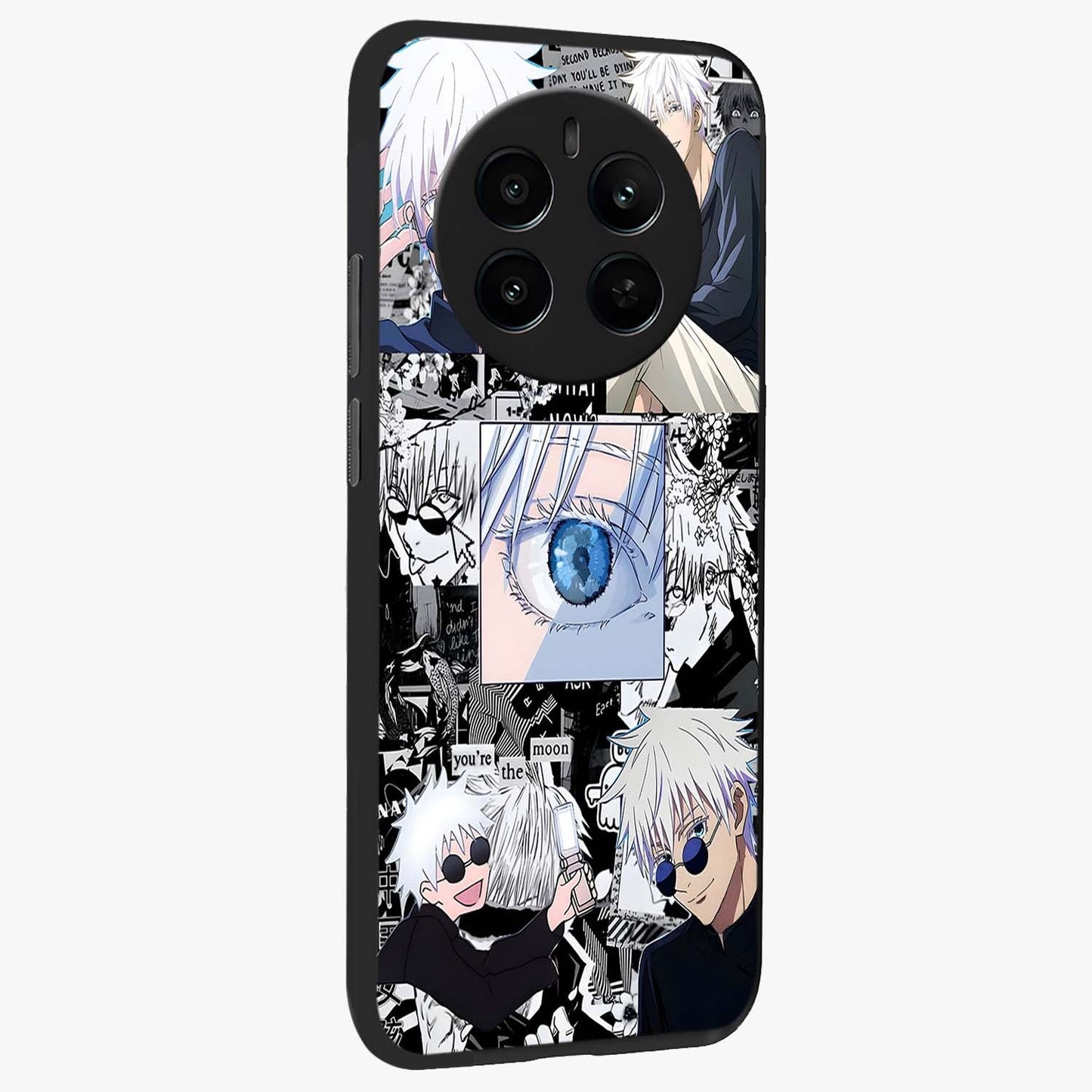 Infinity Sorcerer Chaos Glass Case upright view showcasing dramatic sorcerer artwork with chaotic mystical theme.