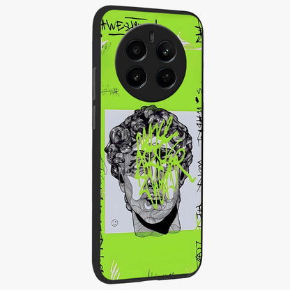 Neo Graffiti Rebellion Glass Case upright view showcasing colorful graffiti artwork with bold modern street style.