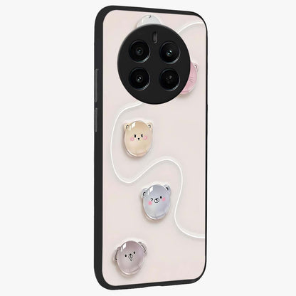 Puffy Face Parade Glass Case upright view showcasing adorable character artwork with cheerful animated theme.