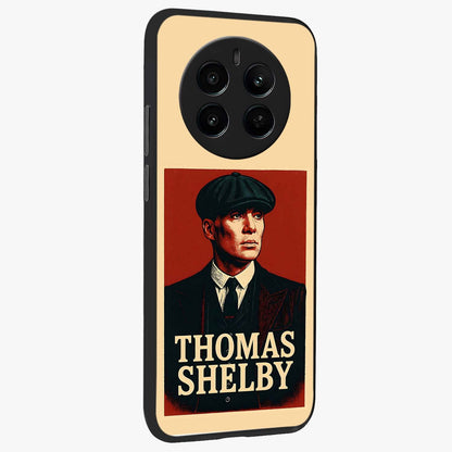 Vintage Mafia Authority Glass Case upright view showcasing dramatic vintage artwork with iconic authority theme.