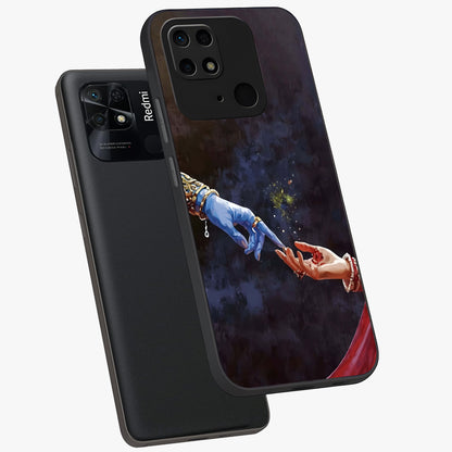 Divine Touch Eternal Glass Case displayed in angled mockup highlighting elegant divine inspired design with calm aesthetic style.