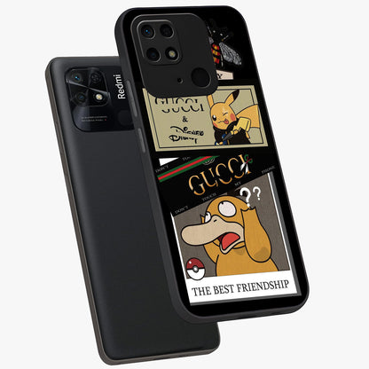 Gucci Play Mashup Glass Case displayed in angled mockup highlighting stylish fashion mashup design with bold aesthetic.
