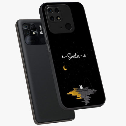 Silent Night Row Glass Case displayed in angled mockup highlighting peaceful evening design with dreamy night aesthetic.