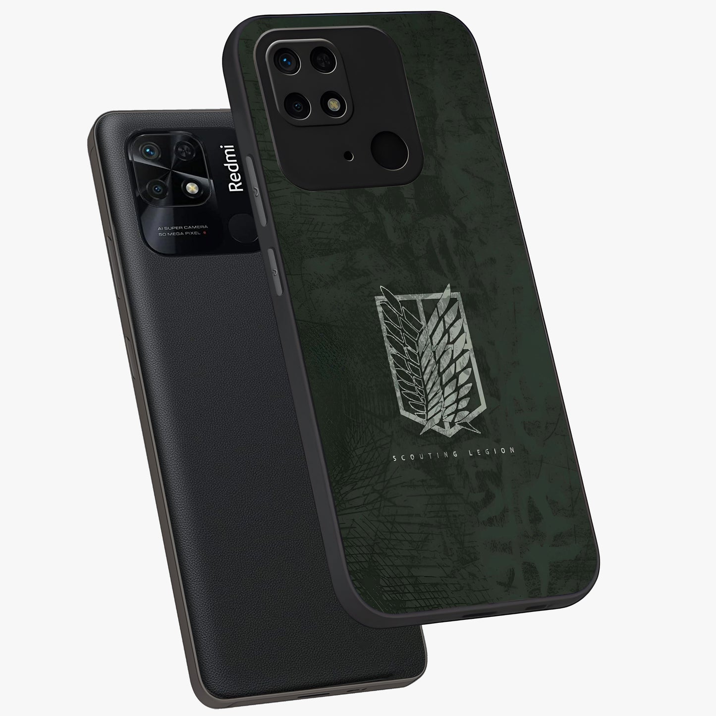 Wings Of Freedom Glass Case displayed in angled mockup highlighting graceful wing design with inspirational aesthetic.
