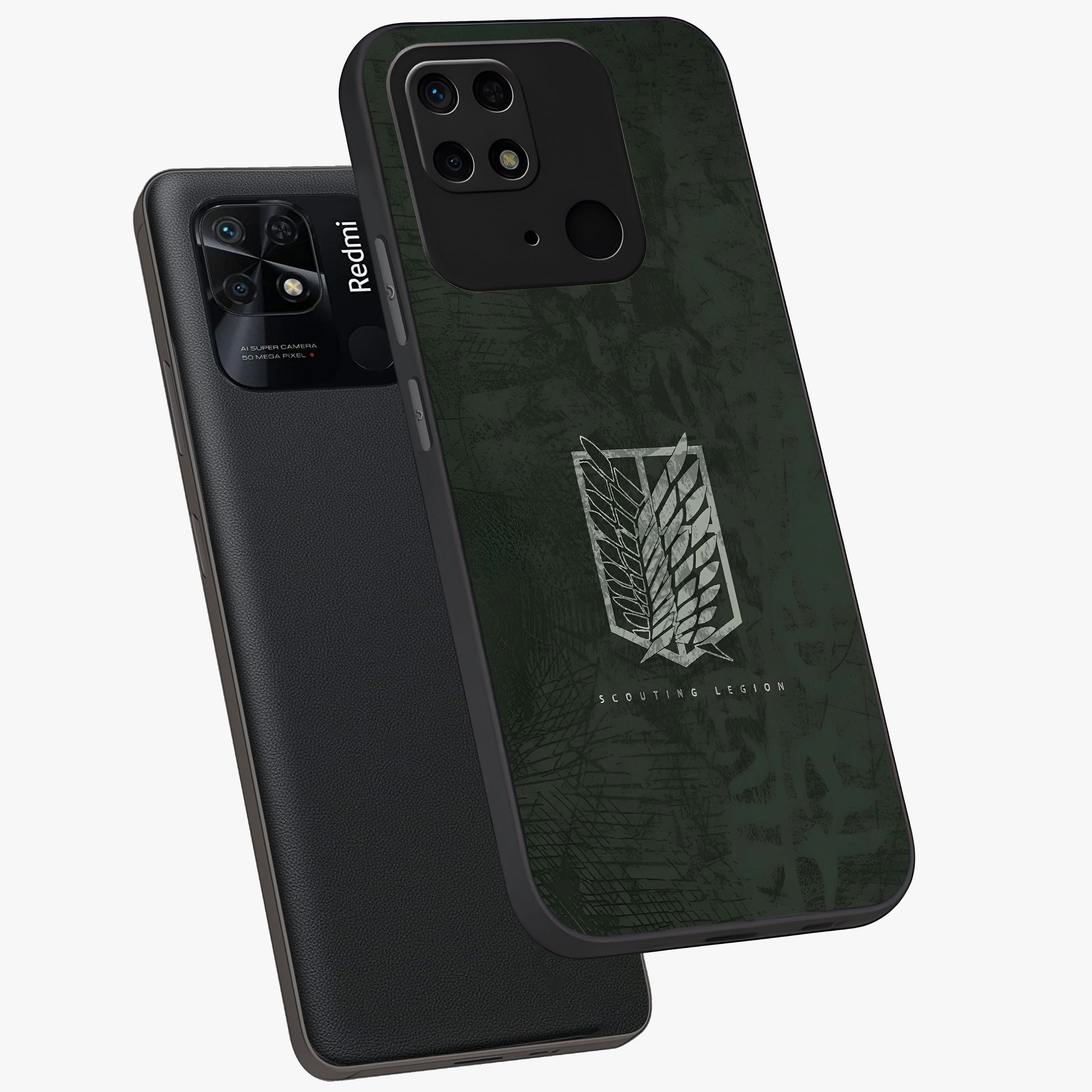 Wings Of Freedom Glass Case displayed in angled mockup highlighting graceful wing design with inspirational aesthetic.