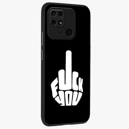 Rebel Mode On Glass Case upright view showcasing striking statement artwork with bold rebellious theme.