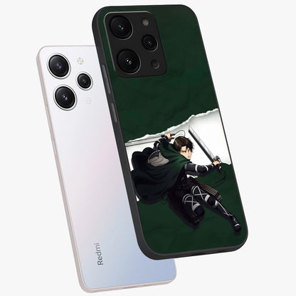 Emerald War Vanguard Glass Case displayed in angled mockup highlighting intense battle inspired design with emerald tone aesthetic.