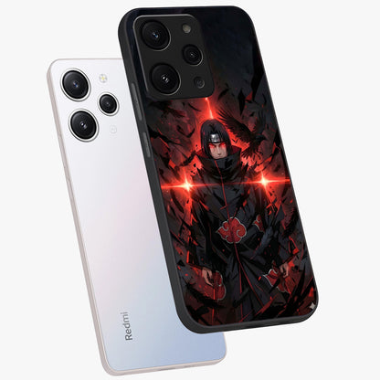 Focused Blade Discipline Glass Case displayed in angled mockup highlighting clean minimal text artwork with modern aesthetic style.