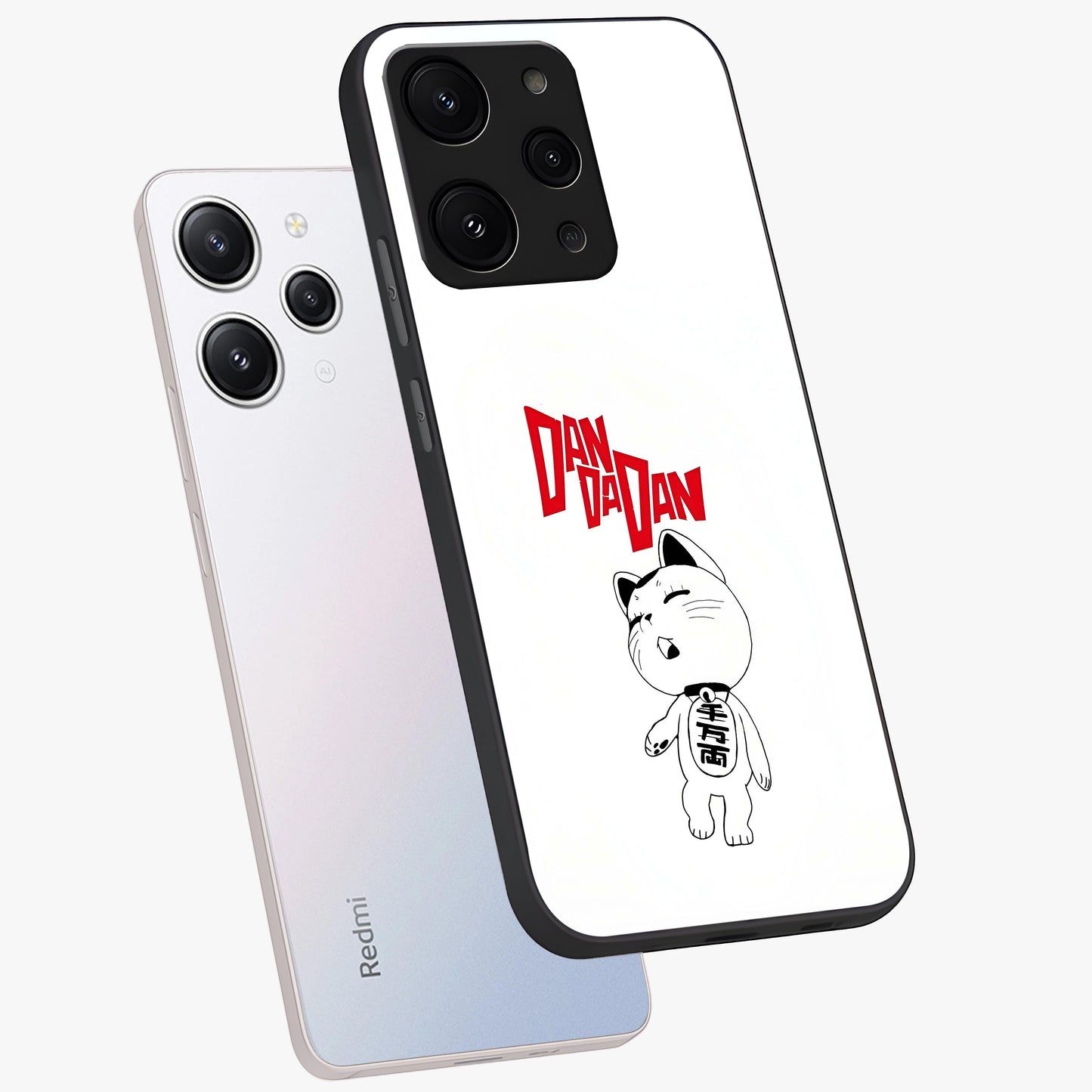 Playful Spirit Charm Glass Case displayed in angled mockup highlighting lively decorative design with playful aesthetic style.