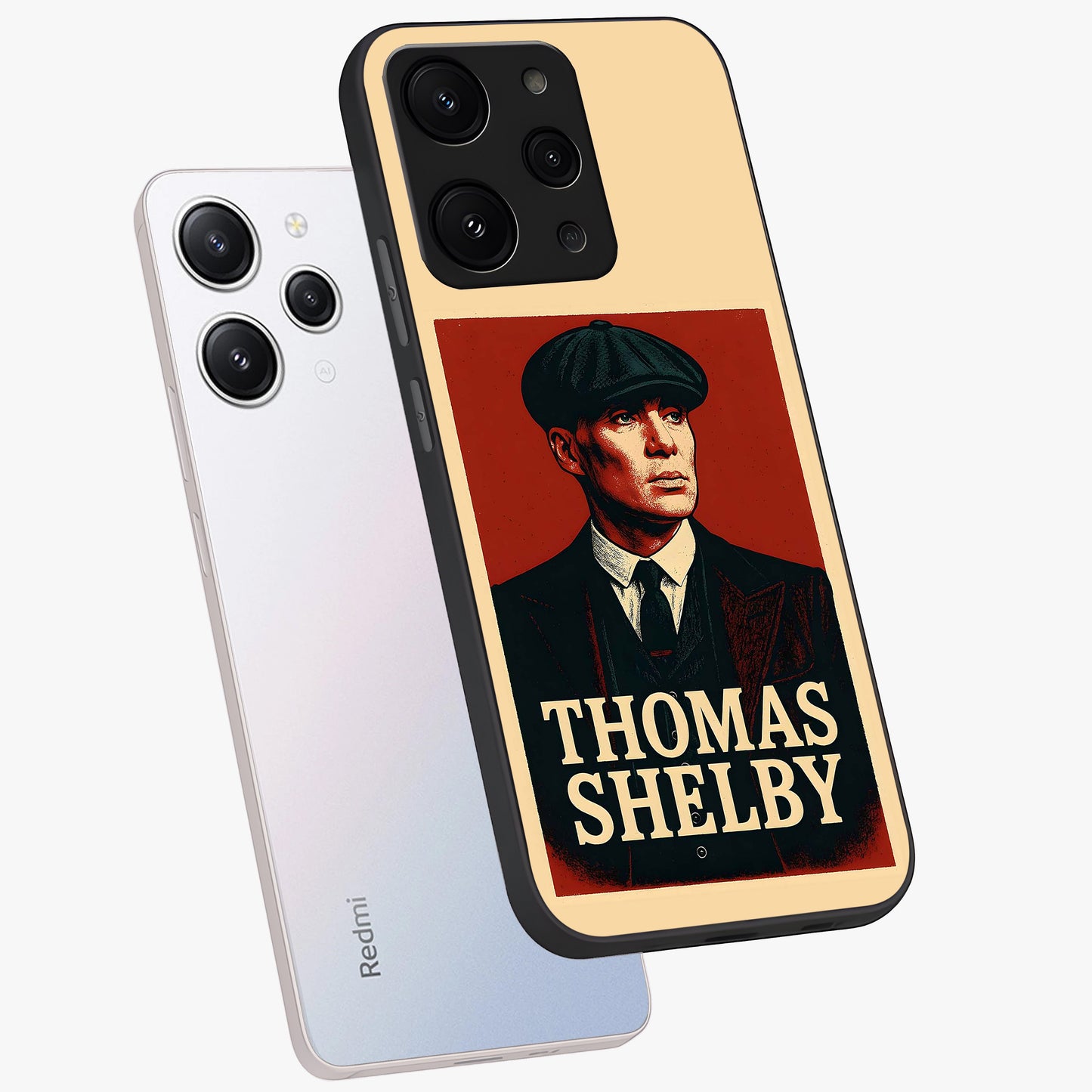 Vintage Mafia Authority Glass Case displayed in angled mockup highlighting powerful retro design with classic gangster aesthetic.