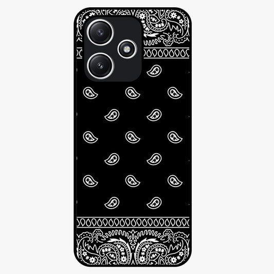 Retro Rebel Threads Glass Case showing flat back view with vintage street style artwork and glossy glass finish.