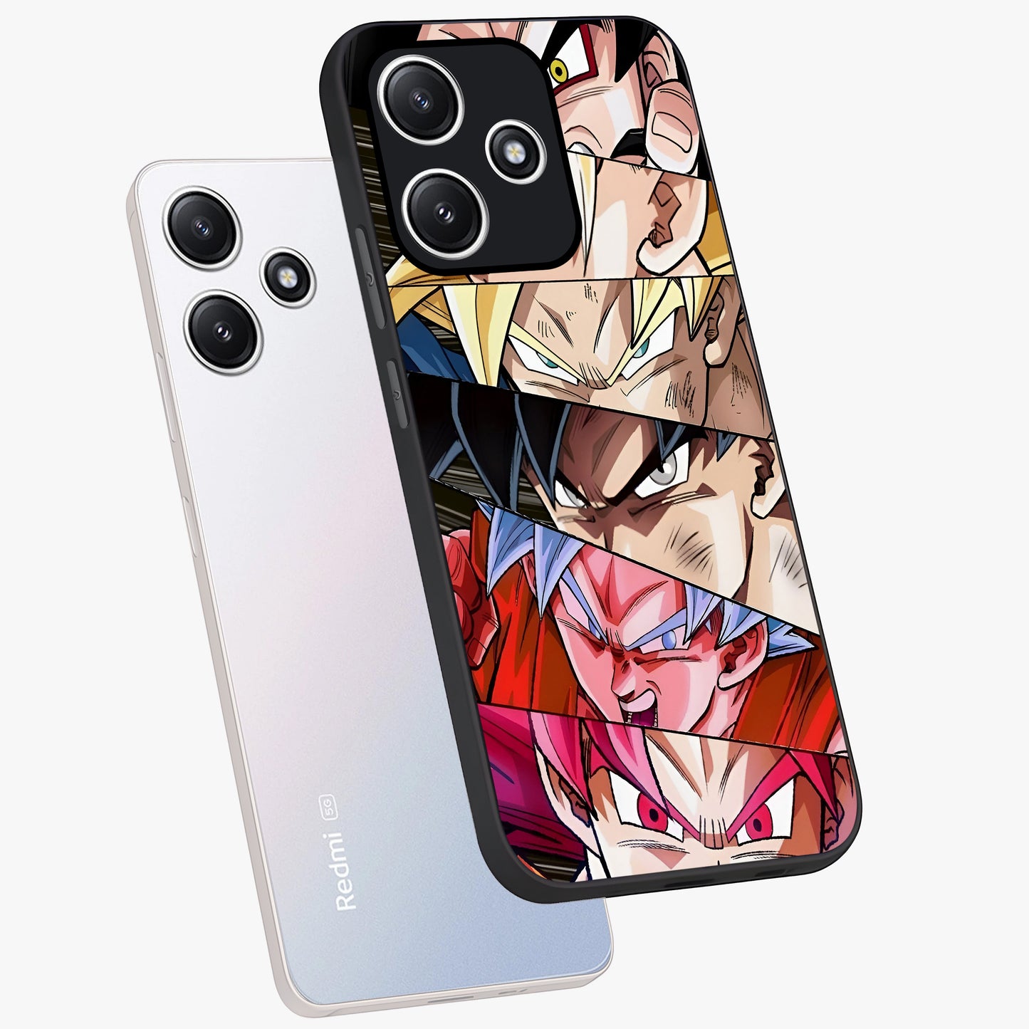Anime Character Glass Case displayed in angled mockup highlighting colorful anime character illustration.