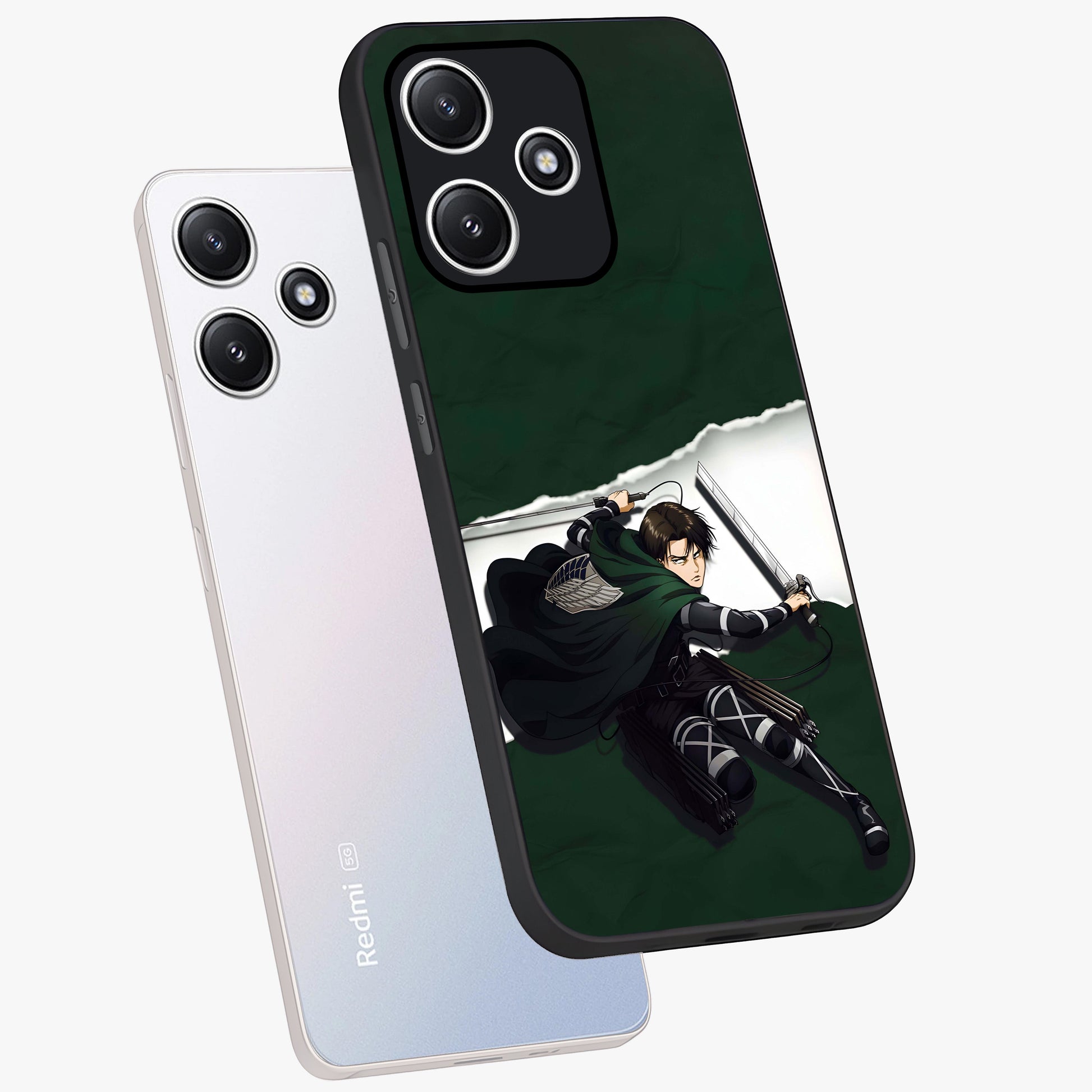 Emerald War Vanguard Glass Case displayed in angled mockup highlighting intense battle inspired design with emerald tone aesthetic.