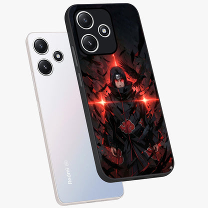 Focused Blade Discipline Glass Case displayed in angled mockup highlighting clean minimal text artwork with modern aesthetic style.