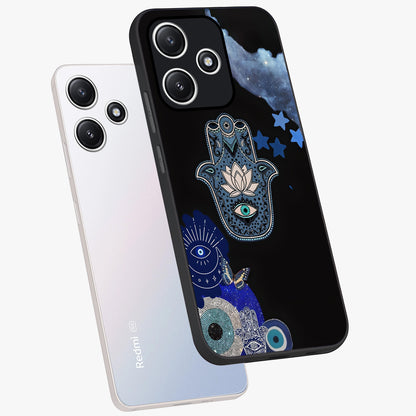 Mystic Hand Aura Glass Case displayed in angled mockup highlighting magical aura design with spiritual aesthetic style.