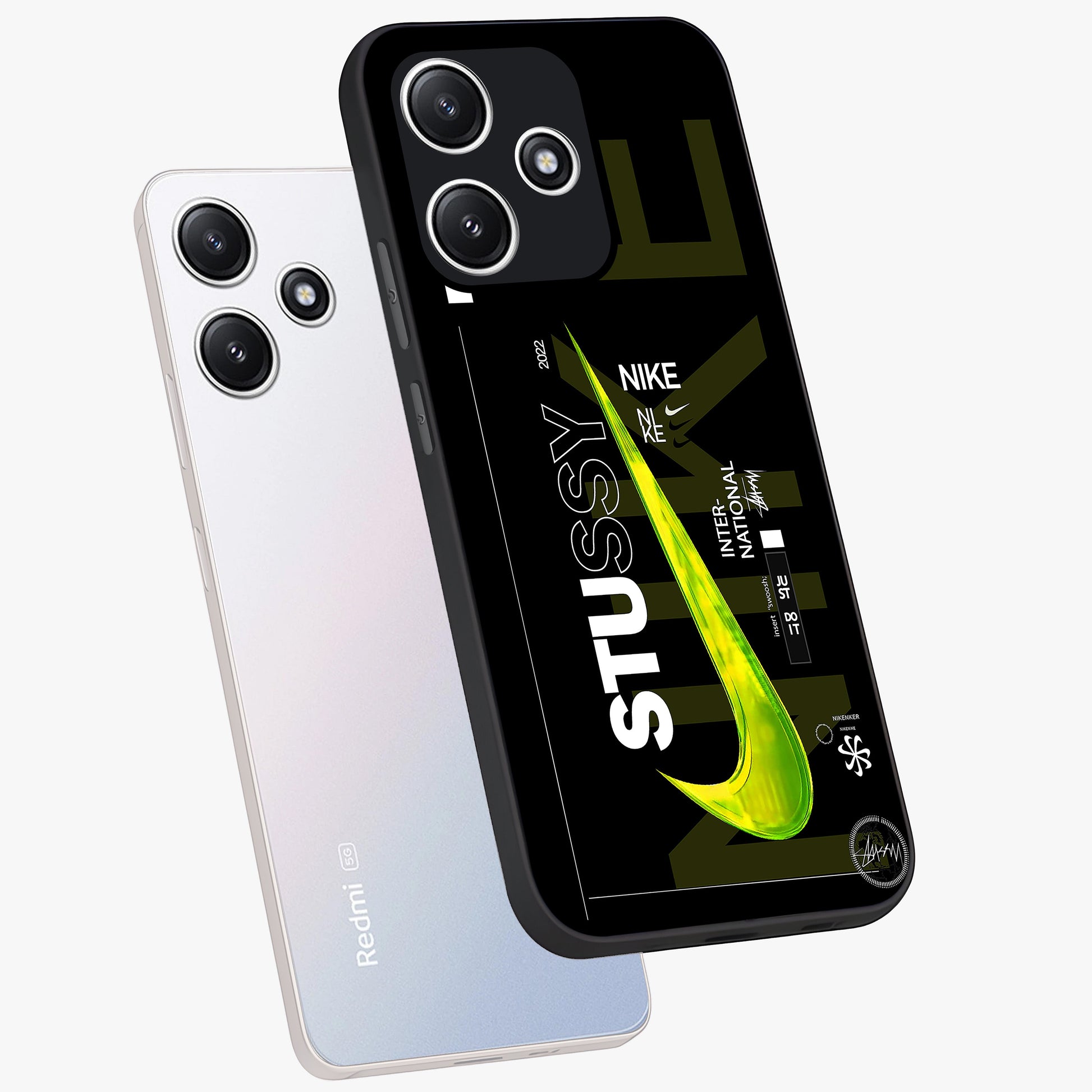Neon Street Edition Glass Case displayed in angled mockup highlighting vibrant urban design with bold street aesthetic.