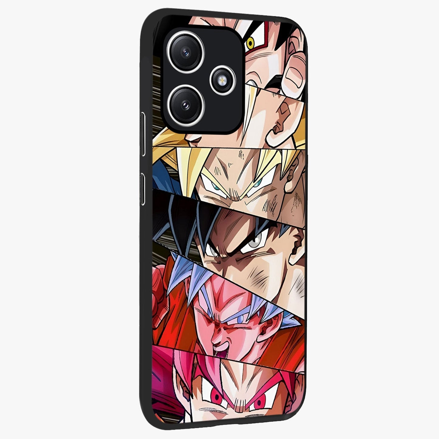 Anime Character Glass Case upright view showcasing expressive anime artwork with bold graphic style.