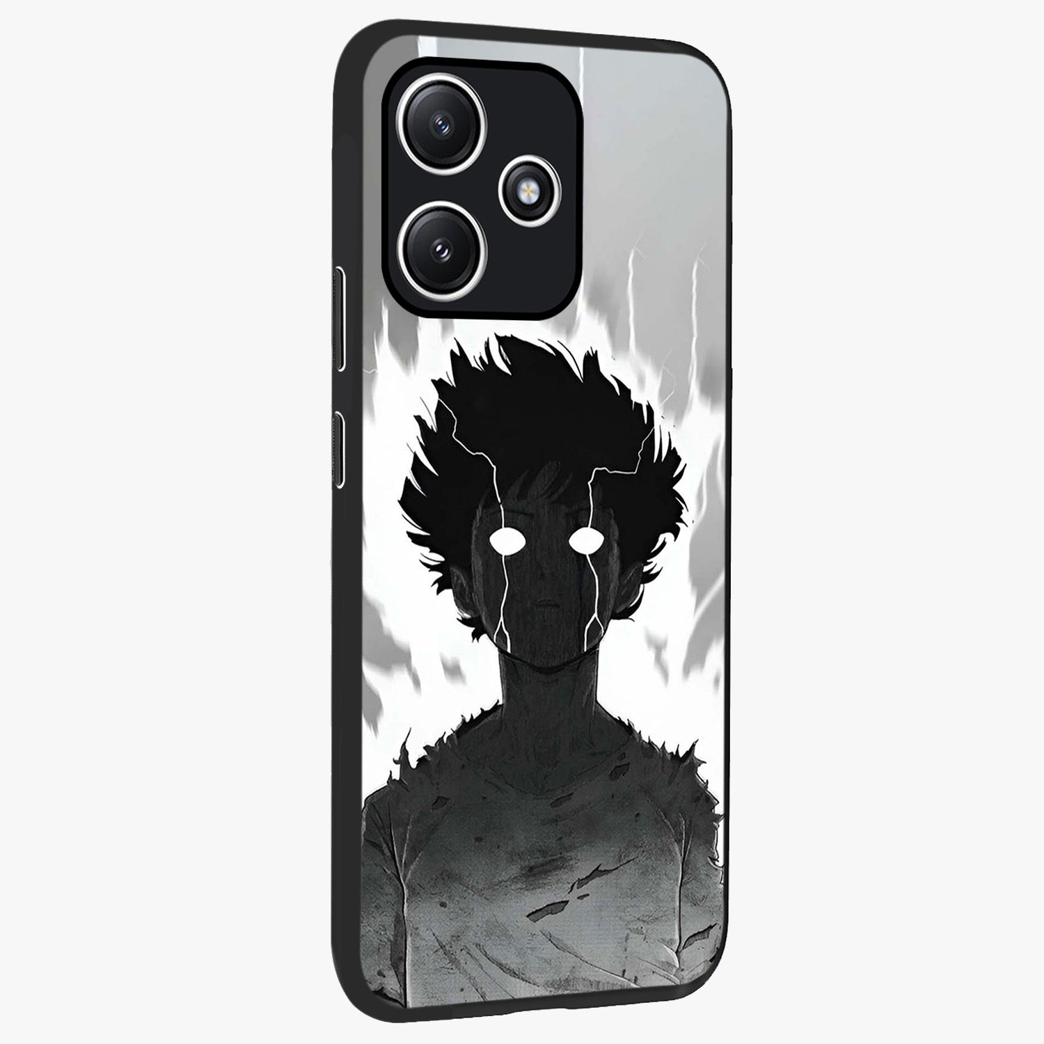 Awakened Inner Rage Glass Case upright view showcasing dramatic artwork with strong expressive aesthetic.