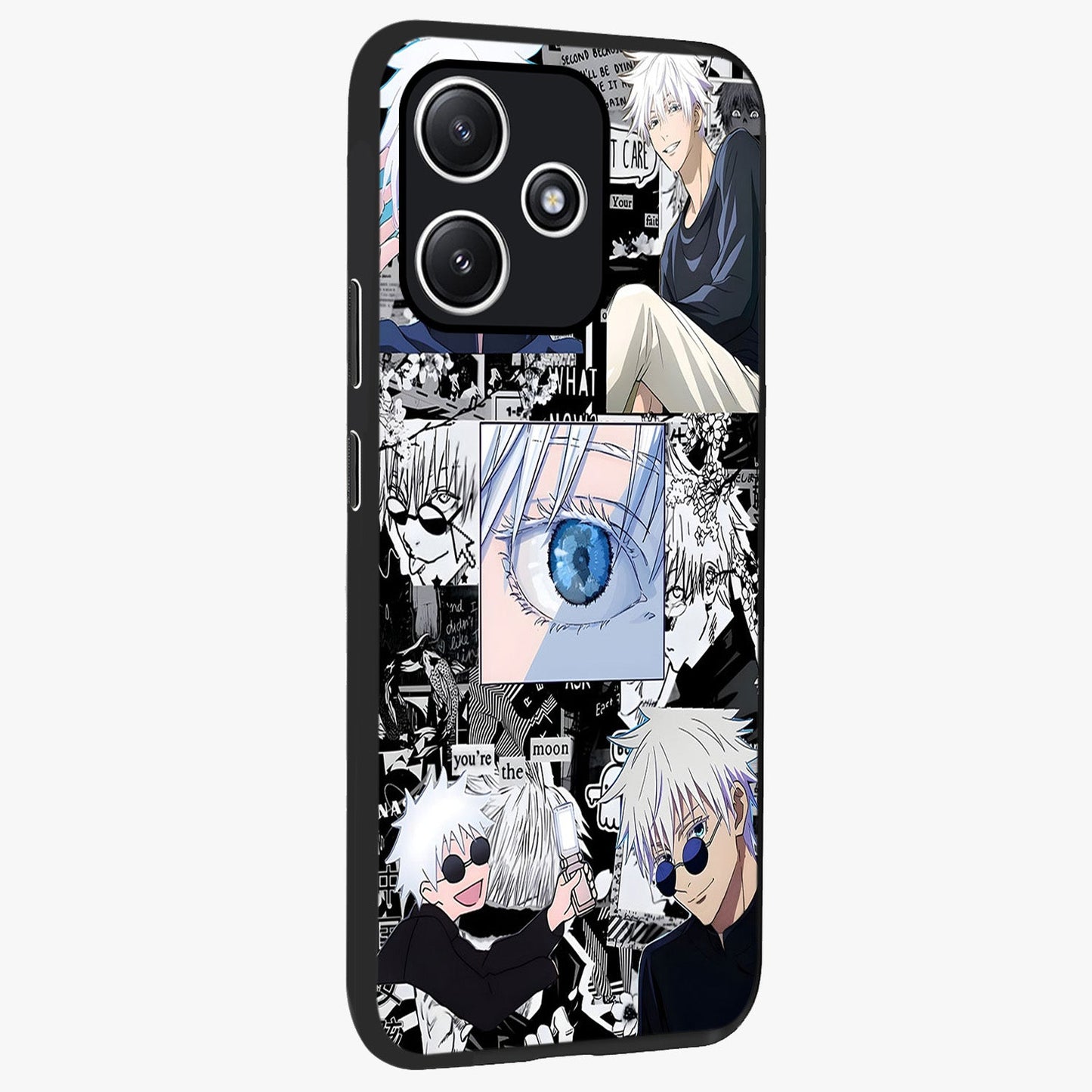 Infinity Sorcerer Chaos Glass Case upright view showcasing dramatic sorcerer artwork with chaotic mystical theme.