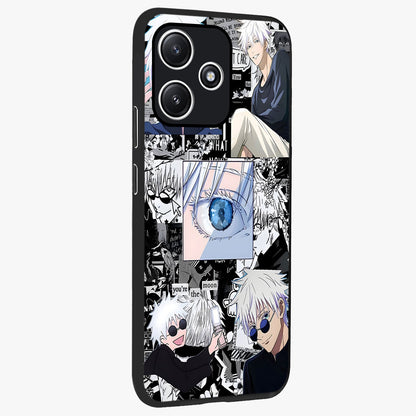 Infinity Sorcerer Chaos Glass Case upright view showcasing dramatic sorcerer artwork with chaotic mystical theme.