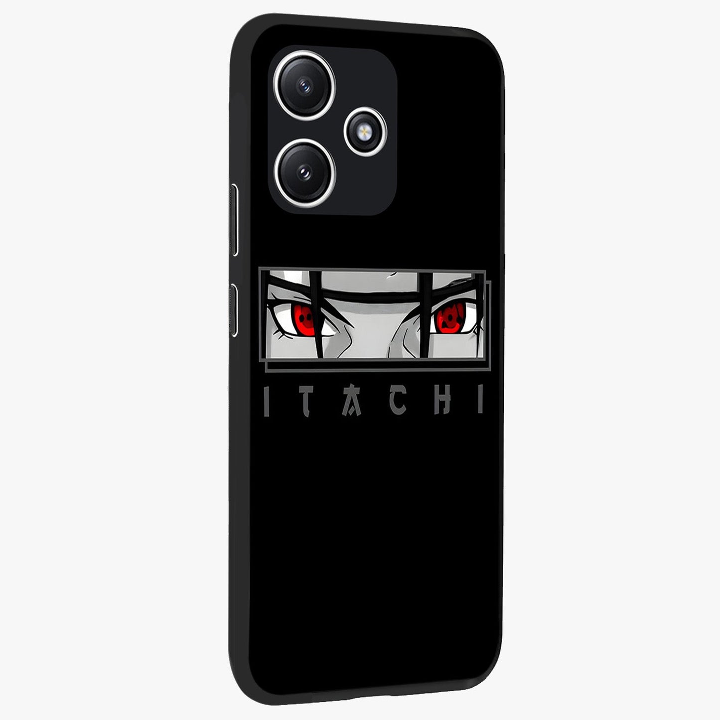 Scarlet Gaze Dominance Glass Case upright view showcasing powerful dramatic artwork with dominant artistic theme.
