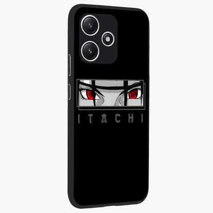 Scarlet Gaze Dominance Glass Case upright view showcasing powerful dramatic artwork with dominant artistic theme.