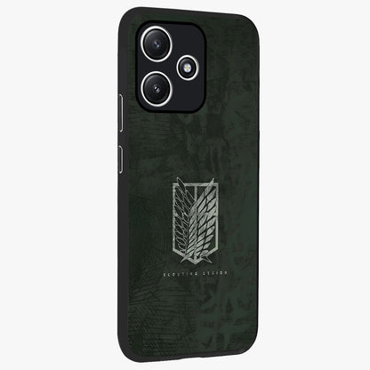 Wings Of Freedom Glass Case upright view showcasing powerful wings artwork with freedom themed design.