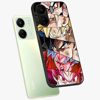 Anime Character Glass Case displayed in angled mockup highlighting colorful anime character illustration.