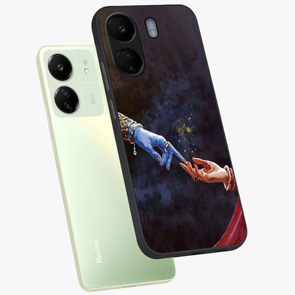 Divine Touch Eternal Glass Case displayed in angled mockup highlighting elegant divine inspired design with calm aesthetic style.